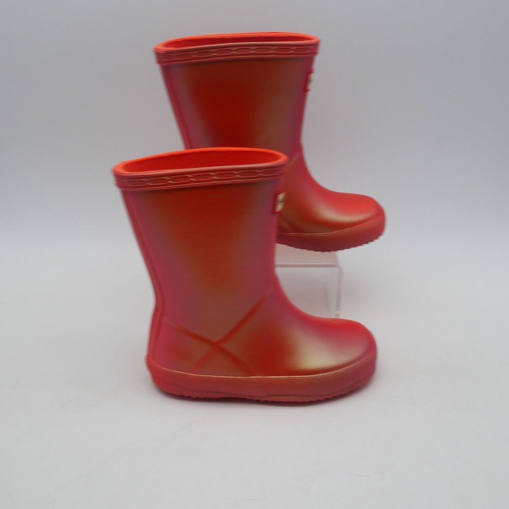 NEW Hunter Boots Kids First Classic Nebula Rhythmic Pink Toddler Girls 7 UK 5 - Picture 4 of 8